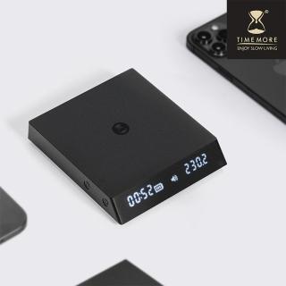 【TIMEMORE 泰摩】黑鏡nano 自動義式手沖咖啡電子秤-黑(自動計時 秤重 充電 烘培秤 食物秤 料理秤)