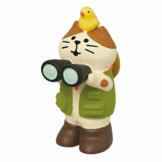 【DECOLE】concombre 春天啦啦啦 鳥類觀察員貓貓