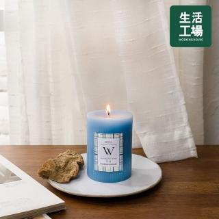 【生活工場】花見煦暖4吋蠟燭-木質琥珀