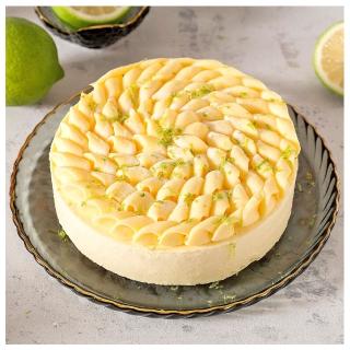 【久久津】花現檸檬乳酪蛋糕(6吋 680g/盒 預購 無附刀叉盤)
