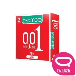 【Dr. 情趣】岡本Okamoto 001至尊勁薄保險套 2入/盒