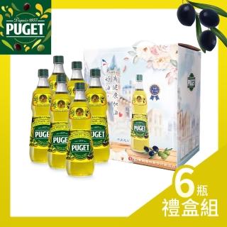 【PUGET】法國100%特級初榨橄欖油禮盒組(750mlx6罐)