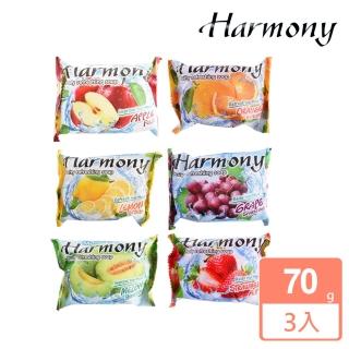 【Harmony】水果香皂70gX3入(款式任選)