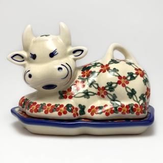 【SOLO 波蘭陶】Andy 波蘭陶 19CM 乳牛造型有蓋盅