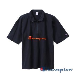 【Champion】RW開襟拉鍊短Tee-深藍色-9.4oz