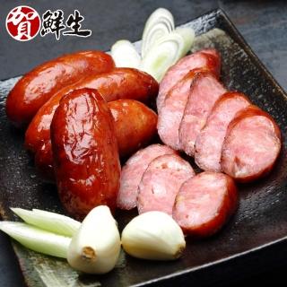 【賀鮮生】真划蒜蒜頭香腸6包(約27條/包)