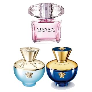 【VERSACE 凡賽斯】狄倫 女神+香戀水晶+狄倫 淡藍(5ml 3入組合 公司貨)