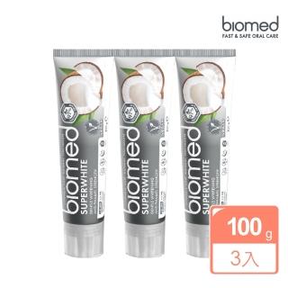 【Biomed】椰油果酵亮白牙膏3入組(100g*3)
