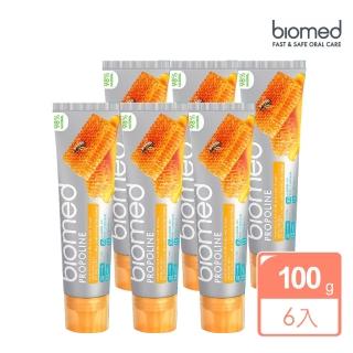 【Biomed】蜂膠全效護理牙膏6入組(100g*6)