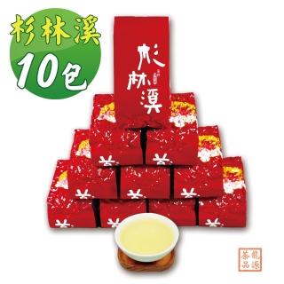 【龍源茶品】杉林溪韻香高雅烏龍茶葉10包組(150g/包-共2.5斤/附提袋/春茶/生青茶/無焙火/輕發酵)