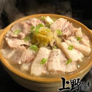 【上野物產】香郁老東北酸菜白肉鍋x6包(1200g±10%/包x6包)