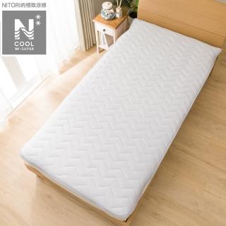 【NITORI 宜得利家居】極致涼感 保潔墊 N COOL WSP N GY 雙人加大(保潔墊 極致涼感 NCOOL)