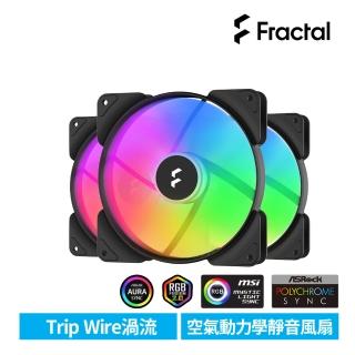 【Fractal Design】AspectRGB PWM風扇14cm-黑-3入包裝