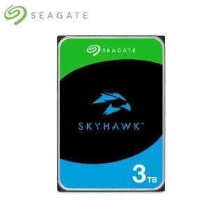 【SEAGATE 希捷】SkyHawk 3TB 5400轉監控硬碟(ST3000VX015)