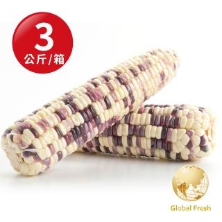 【Global Fresh 盛花園】Q甜糯玉米(1kg/袋 3kg/箱 約12-15支)