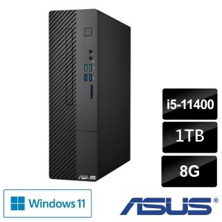 【ASUS 華碩】H-S500SC i5-11400 六核電腦(i5-11400/8G/1T HDD/Win11)