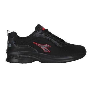 【DIADORA】男專業慢跑輕量鞋-寬楦-反光 路跑 運動 黑紅(DA71288)