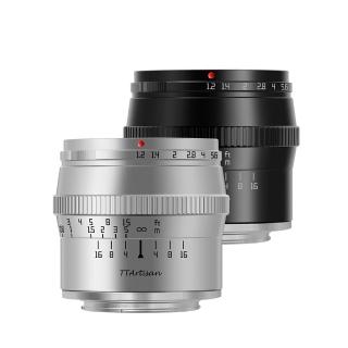 【TTArtisan 銘匠】50mm F1.2 APSC銀黑雙色(人像專用鏡頭)