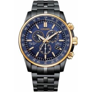 【CITIZEN 星辰】代言人王牌聯名款 光動能萬年曆電波手錶-42.5mm(CB5889-84L/速)