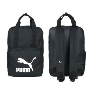 【PUMA】ORIGINALS URBAN TOTE後背包-雙肩包 肩背包 18L 黑白(07848104)
