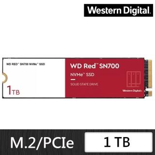 【WD 威騰】紅標 SN700 1TB NVMe PCIe NAS SSD(WDS100T1R0C)