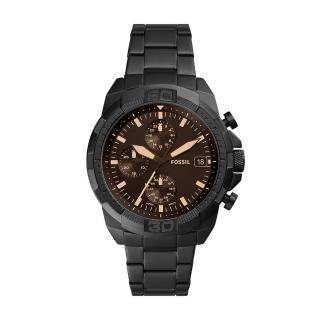 【FOSSIL】Bronson 三眼鋼帶錶44MM(FS5851)