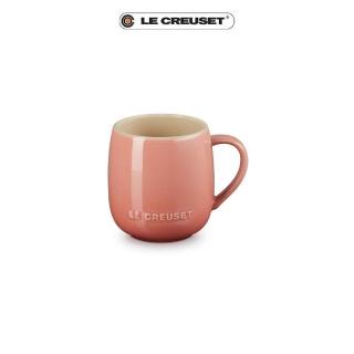 【Le Creuset】瓷器蛋蛋馬克杯380ml(鮭魚粉)
