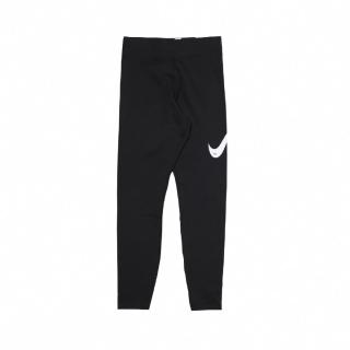 【NIKE 耐吉】內搭褲 NSW Swoosh High Rise 黑 女款 高腰 緊身褲 運動 緊身 瑜珈(DM6208-010)
