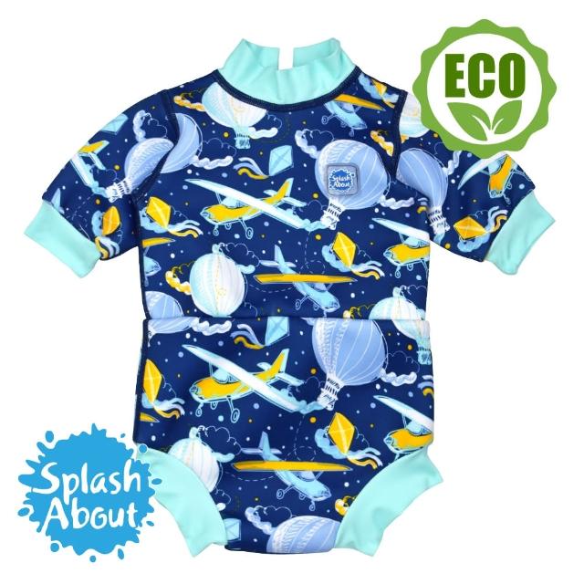 【Splash About 潑寶】嬰兒 尿布褲 連身 防曬 抗UV-翱翔熱氣球(嬰兒泳褲)