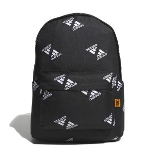 【adidas 愛迪達】後背包 運動 登山包 雙肩包 電腦包 BTS BRANDING BP 黑 HE2668