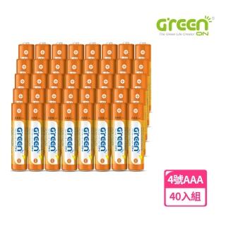 【GREENON】超鹼電池 4號(AAA-40入組)