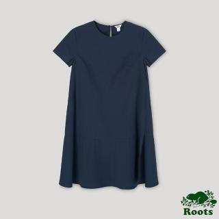 【Roots】Roots 女裝- 摩登週間系列 魚尾平織洋裝(藍色)