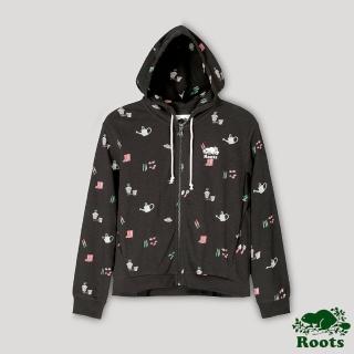 【Roots】Roots 女裝- 回歸根源系列 花園印花連帽外套(拚色)