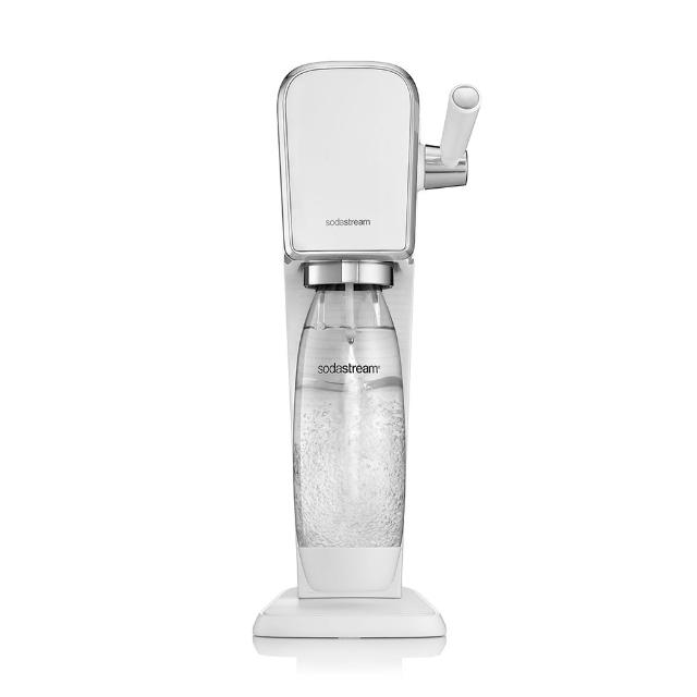 【Sodastream】ART拉桿式自動扣瓶氣泡水機(白/黑)