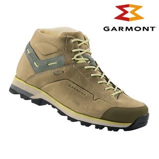 【GARMONT】男款GTX中筒休閒旅遊鞋Miguasha Nubuck 002628(GoreTex 防水透氣 黃金大底 健行鞋 健走鞋)