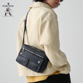 【PORTER INTERNATIONAL】MILLY雙層斜肩包-S(藍)