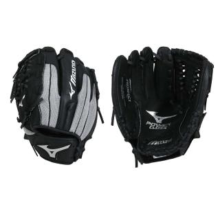 【MIZUNO 美津濃】少年用手套-左投-棒球 壘球 美津濃 黑灰(312724-F)
