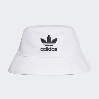 【adidas 愛迪達】漁夫帽 帽子 遮陽帽 運動帽 三葉草 BUCKET HAT AC 白 FQ4641