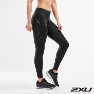【2XU】女 基礎壓縮長褲.緊身彈力褲.運動壓力褲(2XWA4173BBLKNRO 黑)