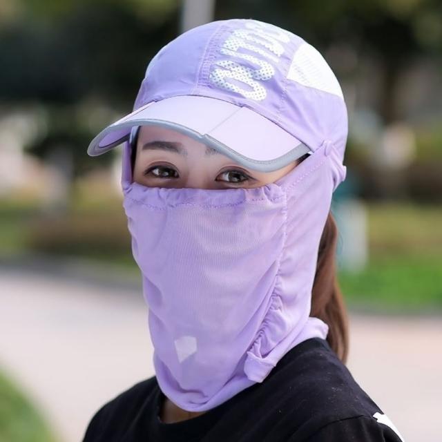 【MGSHOP】男女可折疊紗網透氣遮陽帽(多色可選/男女適合)