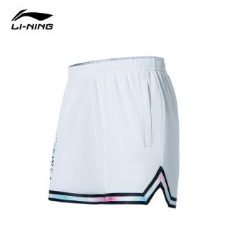 【LI-NING 李寧】球星系列  Jimmy Butler籃球比賽短褲 白色(AKSS365-3)