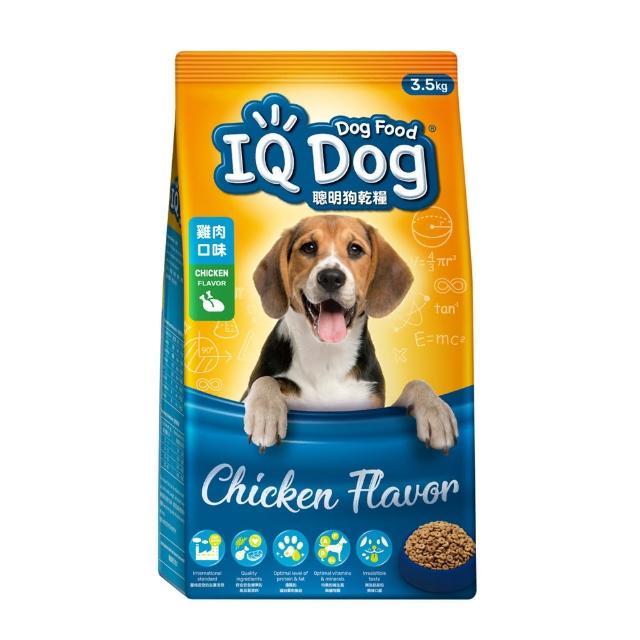 【IQ DOG】聰明狗乾糧-多種口味 3.5KG(狗飼料/成犬)