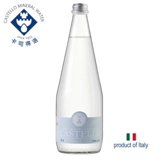 【CASTELLO 卡司得洛】即期品 卡司得洛天然礦泉水 750ML 6瓶箱(義大利原裝進口 效期2023年06月02日)