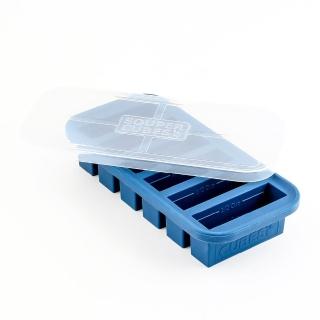 【Souper Cubes】多功能食品級矽膠保鮮盒-三色可選6格-125ML/格(副食品分裝盒/製冰盒/嬰兒副食品)