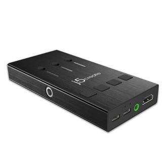 10106458 OL 【j5create】JVA06 EFP-2 雙HDMI 多機直播影像擷取器