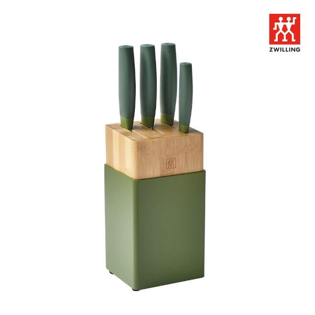 【ZWILLING 德國雙人】Now S五件式彩色刀具/刀座組-顏色任選/新舊包裝隨機出貨(德國雙人牌集團官方直營)