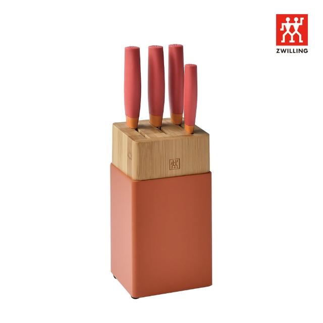 【ZWILLING 德國雙人】Now S五件式彩色刀具/刀座組-顏色任選/新舊包裝隨機出貨(德國雙人牌集團官方直營)