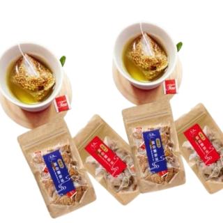 【玉民】台灣100%黃金蕎麥茶-生粒/熟茶立體茶包x12入/包X3包(5gx12入/包-無咖啡因)