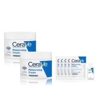【CeraVe 適樂膚】momo限定雙星組★長效潤澤修護霜340g*2(臉部身體乳霜)