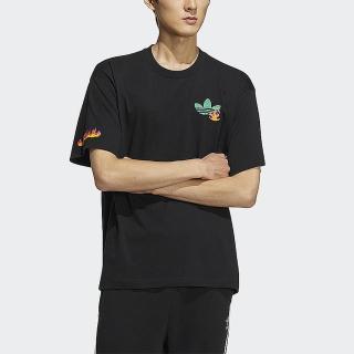 【adidas 愛迪達】上衣 男款 短袖上衣 運動 三葉草 國際碼 Y2K Tee 5黑 HM8041